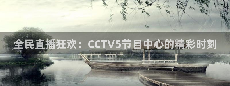 新球体育足球比分：全民直播狂欢：CCTV5节目中心的精彩时刻